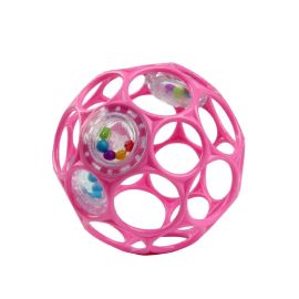 Bright Starts - Oball Rattle Easy Grasp Toy - Pink