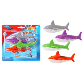 Mondo - Diving Shark Toys - 4pcs
