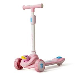 B.Duck - 3 wheel Adjustable Handle Kick Scooter With LED PU Wheels - Pink - WB-LD-2301-PI-01 - Toysuae.com