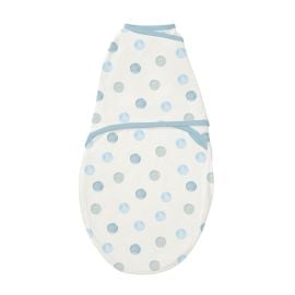 Clevamama - ClevaSleep Swaddle Adjustable Wrap - Blue Spot -  WB-3438 - Toysuae.com