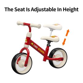 B.Duck - Kids Balance Bike With Height Adjustable Saddle - Dark Red