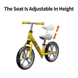 B.Duck - Kids Balance Bike With Height Adjustable Seat - Yellow
