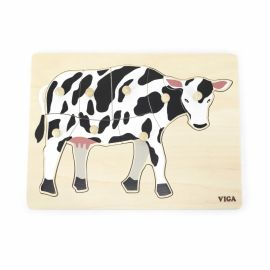 Viga toys - Montessori Puzzle Cow