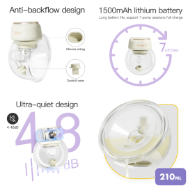 Phanpy - E Joy S2 Double Wearable Intelligent Electric Breast Pump 210ml