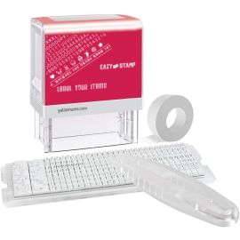 Eazy Kids - Customizable Self Inking Fabric Stamp Kit - Black -  SAM-EZ_STAMP_WH - Toysuae.com
