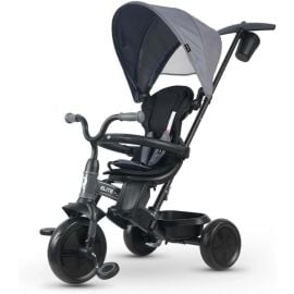 Qplay - Elite Platinum 6 In 1 Tricycle - Grey -  T10-ZB - Toysuae.com