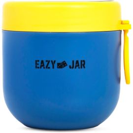 Eazy Kids - Steel Lunch Box With Folding Spoon - Blue -  SAM-EK_FJ800_BU - Toysuae.com