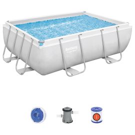 Bestway - Power Steel Rectangular Pool Set - 282x196x84cm - White