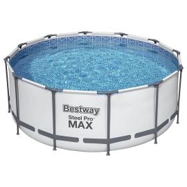 Bestway - Steel Pro  Max Pool Set  - 366 x 122cm -White -  PRN-56420 - Toysuae.com