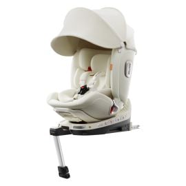 Welldon - Smart Rotate 2 Pro 360° IsoFix Car Seat With Electronic System - Ivory - WD016-A - Toysuae.com