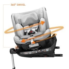 Welldon - Smart Rotate 2 Pro 360° IsoFix Car Seat With Electronic System - Moonstone