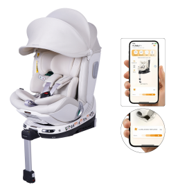 Welldon - Smart Rotate 2 Pro+ 360° IsoFix Electronic Car Seat - Ivory
