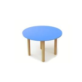 Edu Fun - Durable Circular Table  -  90 x 90 x 2.2 cm - 36cm  - Blue -  RTS-69923Blue69969 - Toysuae.com