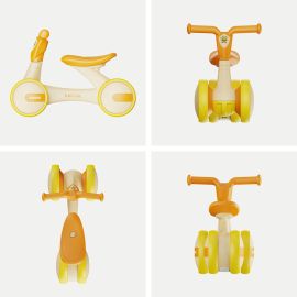 B.Duck - Toddler Balance Bike With Anti Slip Handle And Wheels - Yellow