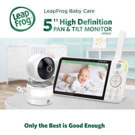 LeapFrog - 5 Inch Video Baby Monitor With Pan And Tilt Camera