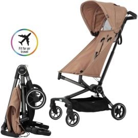 Qplay - Airo Lightweight Travel Stroller - Brown