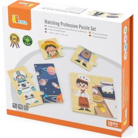 Viga toys - Matching Profession Puzzle Set