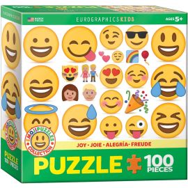 Eurographics - Joy  - Emoji 100 Pieces Puzzle