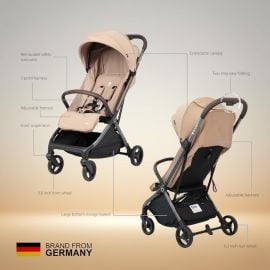 Qplay - Grav Foldable Stroller - Beige