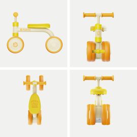 B.Duck - Baby Balance Bike With Anti Slip Handle And Wheels - Orange