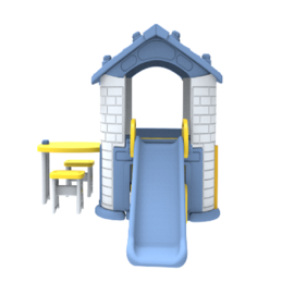 Gambol - CHD-805 Happy Playhouse with 2 Play Activities - Blue