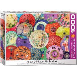 Eurographics - Asian Oil-Paper Umbrellas 1000 Pieces Puzzle