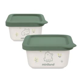 Miniland - Naturset 2 Lunch Box Frog Set -  89457 - Toysuae.com