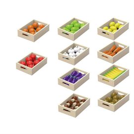 Viga toys - Fruit & Vegetable 10 Box Set