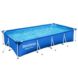 Bestway - Steel Pro Power Pro Frame Above Ground Pool - 400 x 211 x 81cm - Blue  -  PRN-56405 - Toysuae.com