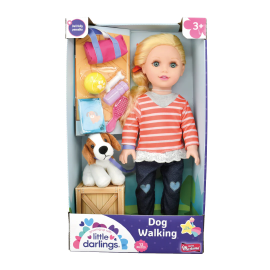 Baby Maziuna - Style Girls Dog Walker - 18 inch -  TT-BM8066 - Toysuae.com