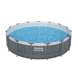 Bestway - LED Pool Set Steel Pro Max - Gray -  PRN-561GD - Toysuae.com