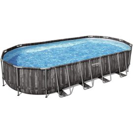 Bestway - Pool set Power steel Oval - 610x366x122cm