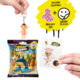 Brainrot - Italian 3D Keychain (PDQ) - 1 Pc Assorted