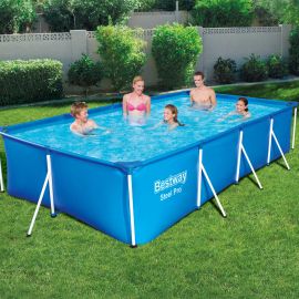 Bestway - Steel Pro Rectangular Pool Set 400x211x81cm - Blue