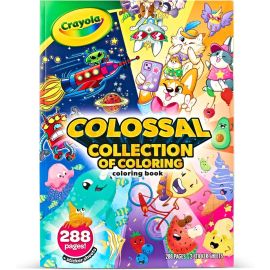 Crayola - Colossal Collection of 288 Pages Coloring Book -  CY04-0845 - Toysuae.com