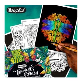 Crayola - Tropical Garden Coloring Book 40 Pages