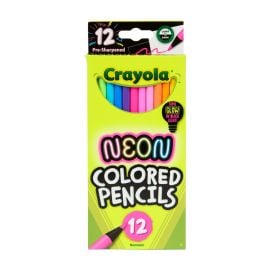 Crayola - Neon Colored Pencils 12 Pcs