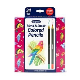 Crayola - Blend And Shade Colored Pencils 24 Pcs