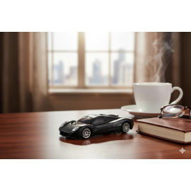 D-Power - 1:64 Pagani Utopia Diecast Mini Car - Matte Black