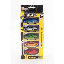 D-Power - 1:64 Licensed Collectible Models Diecast Mini Car Pack of 5