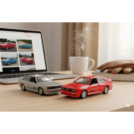 D-Power - 1:36 Audi Quattro Coupe 1980–1991 Diecast Model Car Assorted