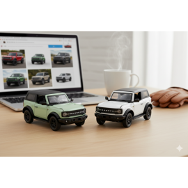 D-Power - 1:36 Ford Bronco Badlands 2023 Diecast Model Car Assorted