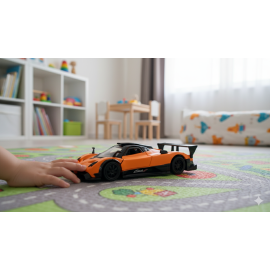 D-Power - 1:36 Pagani Zonda R Diecast Model Car - Orange