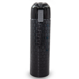 Eazy Kids - Insulated Stainless Steel Water Bottle with Spray, Football 640ml - Black - SAM-EZ_WBSS640DWSP_FBBK - Toysuae.com