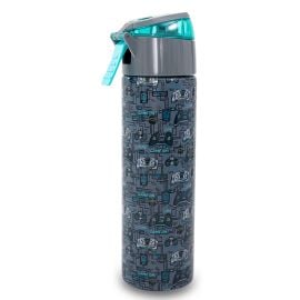 Eazy Kids - Insulated Stainless Steel Water Bottle with Spray, Gaming 640 ml - Grey - SAM-EZ_WBSS640DWSP_GAMBU - Toysuae.com