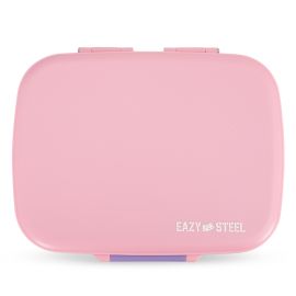 Eazy Kids - Premium Stainless Steel Lunch Box 710ml – Lunch Box for Kids - Pink