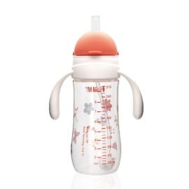 Farlin - Wide Neck Pp Drinking Cup With a Handle - 270 ml - Pink