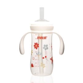 Farlin - Wide Neck Pp Drinking Cup With Handle - 270 ml - Pink