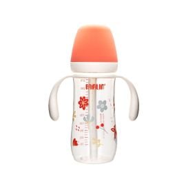 Farlin - Wide Neck Pp Drinking Cup With Handle - 270 ml - Pink - MMZ-AG-14201(E) - Toysuae.com