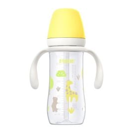 Farlin - Wide Neck Pp Drinking Cup With Handle - 270 ml - Yellow - MMZ-AG-14201(Y) - Toysuae.com